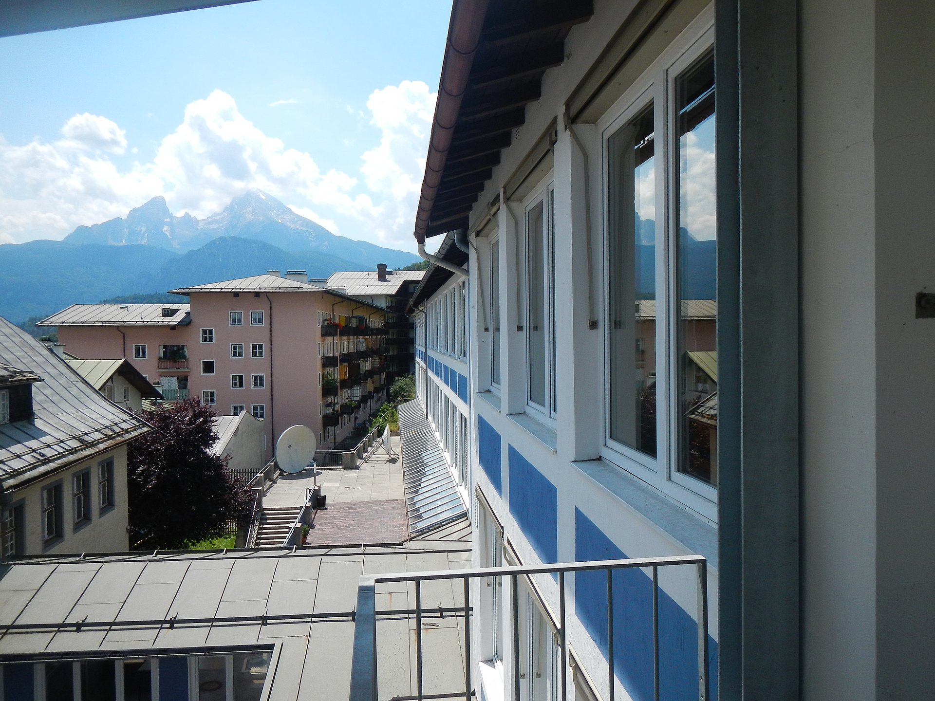 Haus Blick aus dem Schülerforschungszentrum