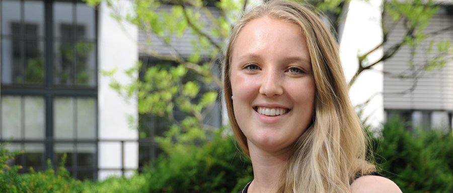 Student Luisa Frank was able to benefit a lot from the TUM’s mentoring program. (Photo: Maren Willkomm) Student Luisa Frank was able to benefit a lot from the TUM’s mentoring program. (Photo: Maren Willkomm)