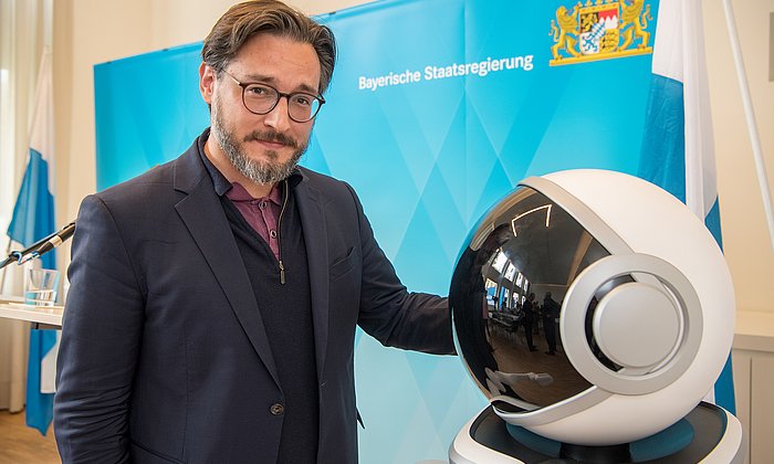 Professor Sami Haddadin is building the new Munich School of Robotics and Machine Intelligence at the TUM. (Picture: A. Heddergott/ TUM)