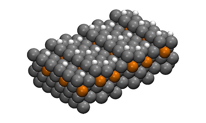 A copper layer below the surface provides the platinum ctalyst with a doubled activity and a loger service life – Image: Federico Calle Vallejo / Univ. Leiden