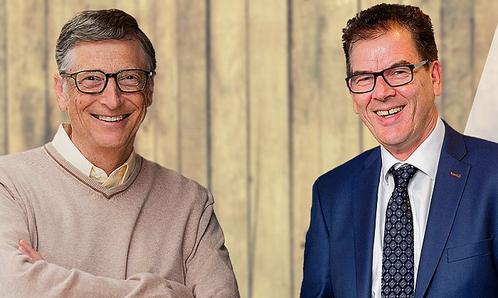 Bill Gates und Dr. Gerd Müller