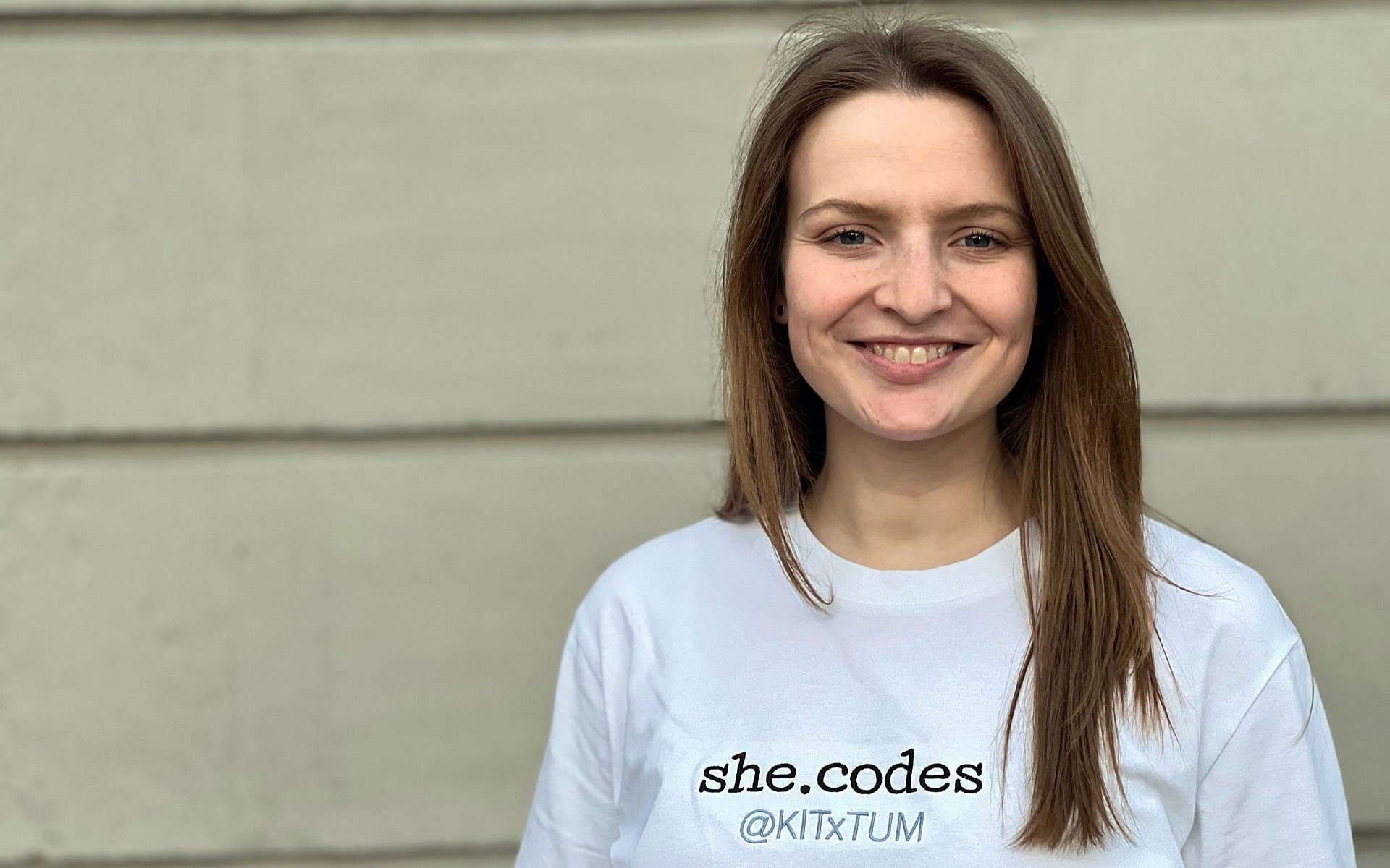 Clara Buchholz von der Hochschulgruppe she.codes Clara Buchholz von der Hochschulgruppe she.codes