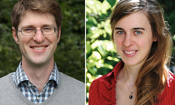 Karl Duderstadt und Susanne Mertens, zwei der ersten sieben Forscherinnen und Forschern bei MaxPlanck@TUM.