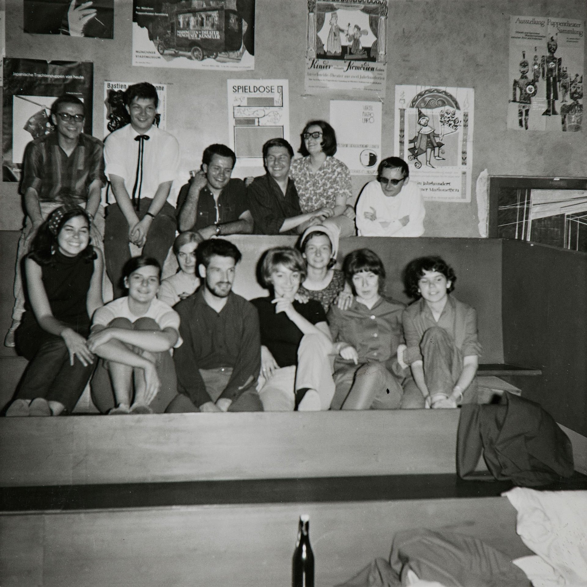 Das Team der Spieldose in den 60er Jahren