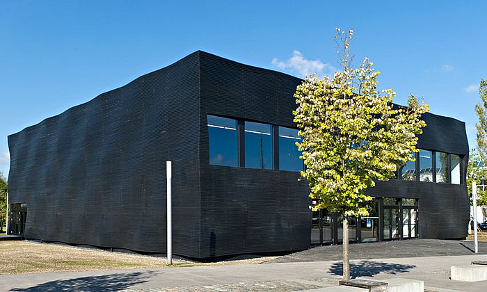 Interimshörsaalgebäude auf dem Campus Garching (Foto: Andreas Heddergott / TUM)