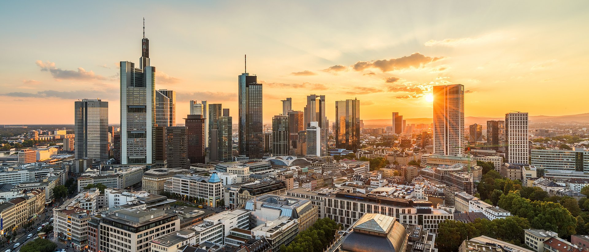 Bank buildings in Frankfurt