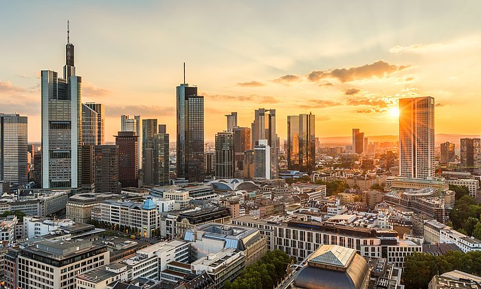 Bank buildings in Frankfurt