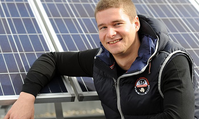 Johannes Lochner, student and bobsled pilot. (Photo: Maren Willkomm / TUM)