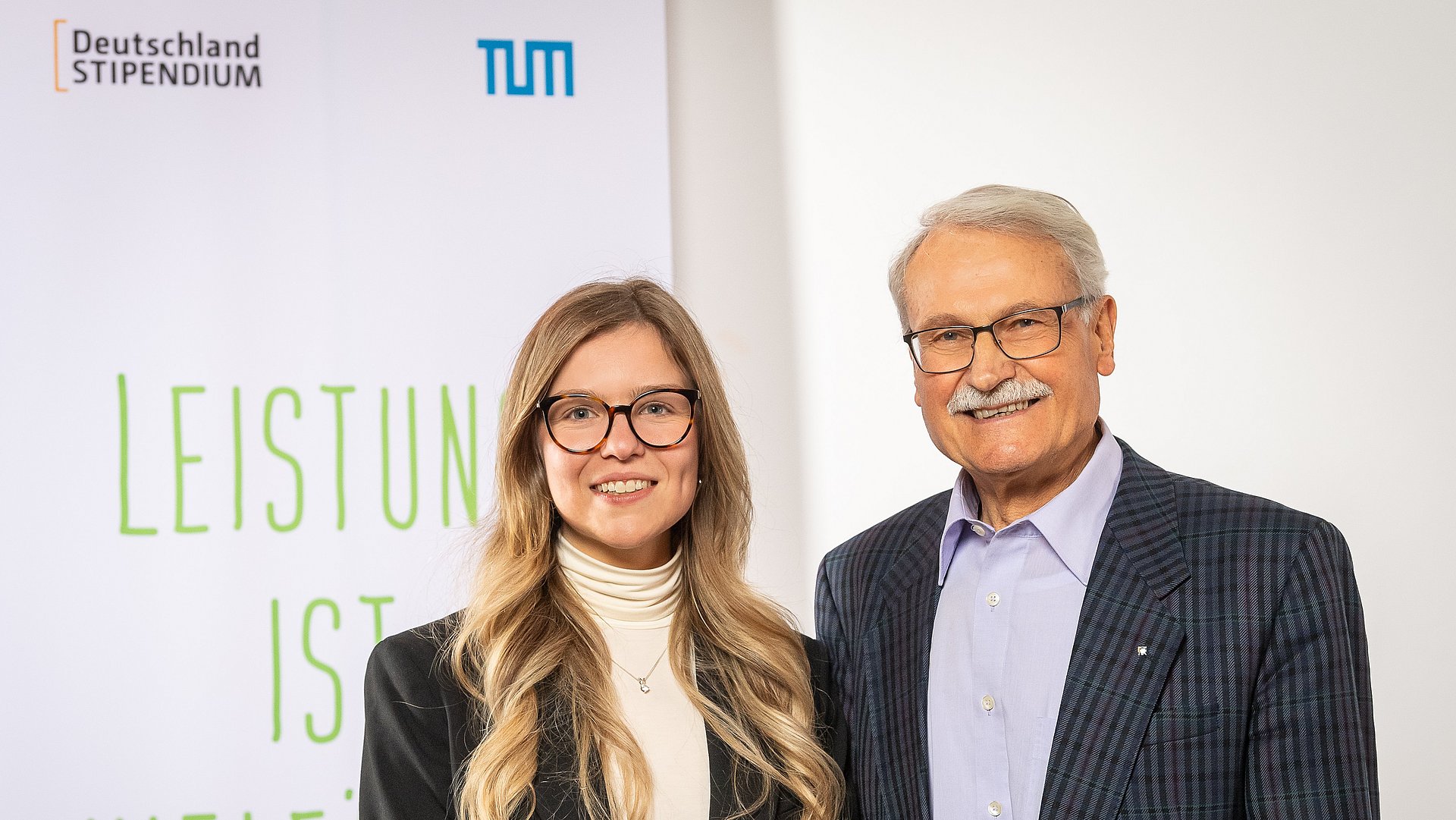 Deutschlanstipendium Auftaktveranstaltung an der Technischen Universitaet Muenchen (TUM), am 30.01.2023, in der Fakultaet fuer Maschinenwesen am Campus Garching; Foto: Astrid Eckert, TU Muenchen; Verwendung frei fuer die Berichterstattung ueber die TUM Stipendiatin des Deutschlandstipendiums mit Ihrem Förderer