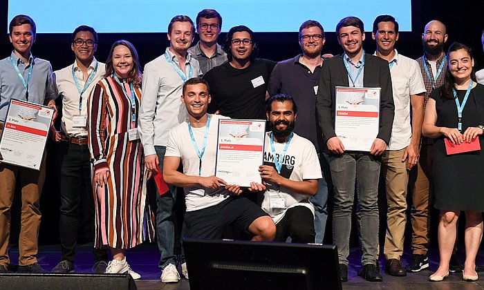 The winners of the Munich Business Plan Competition.