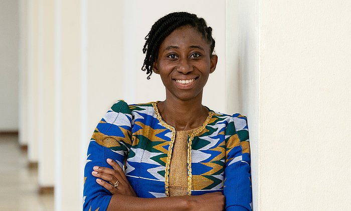 Gifty Baffour Awuah. Die Studentin und Ärztin aus Ghana wurde für ihre herausragenden Leistungen mit dem DAAD-Preis ausgezeichnet. 