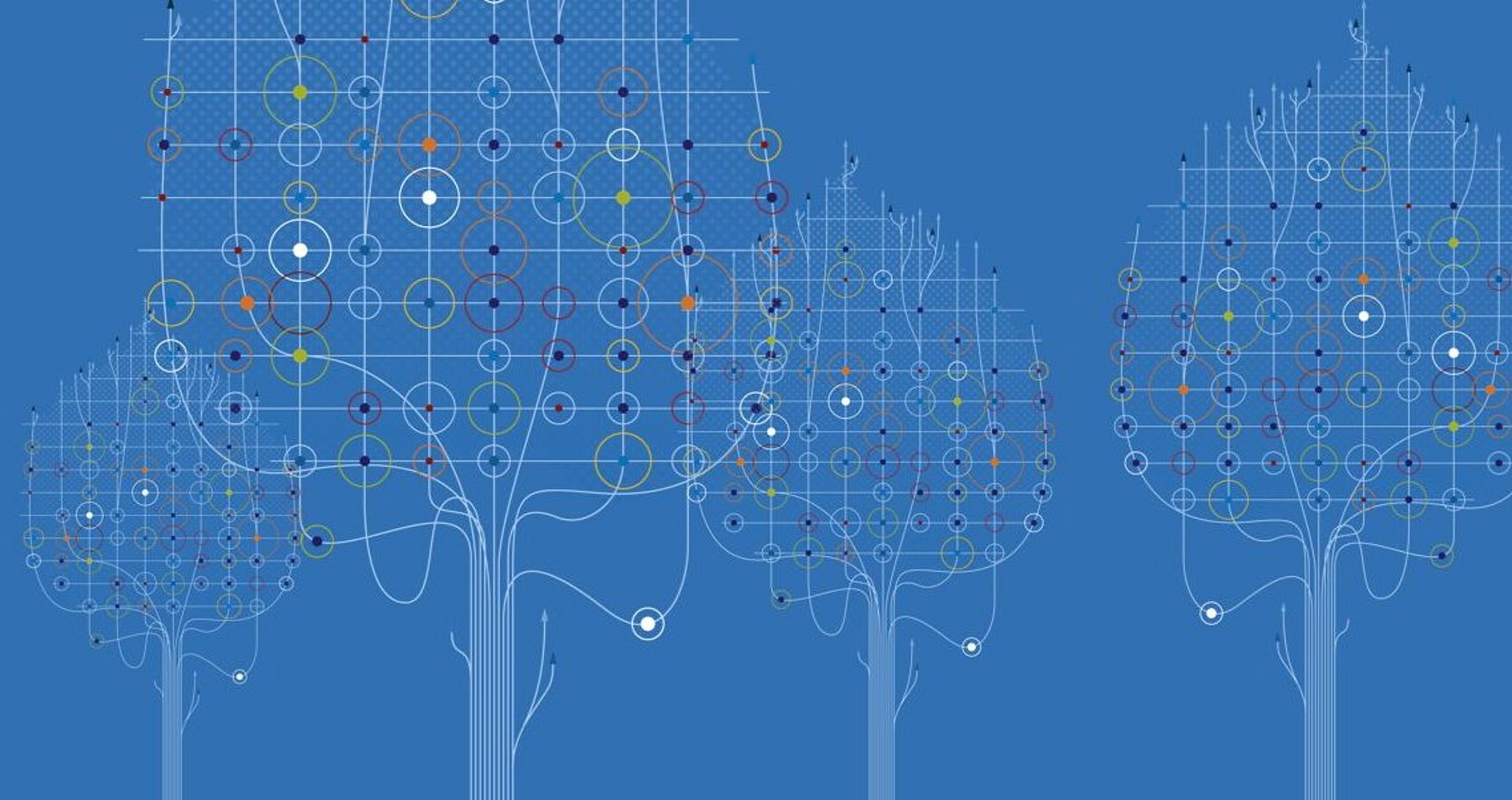 Tree of life illustration: symbol of the TUM University Foundation