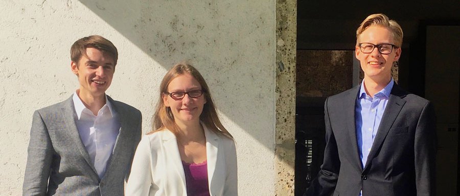Vertreten die Interessen der TUM-Studis: Paul Maroldt, Franziska Ochsenfarth und Benedikt Retsch (v.l.n.r.) (Foto: AStA der TUM) Vertreten die Interessen der TUM-Studis: Paul Maroldt, Franziska Ochsenfarth und Benedikt Retsch (v.l.n.r.) (Foto: AStA der TUM)