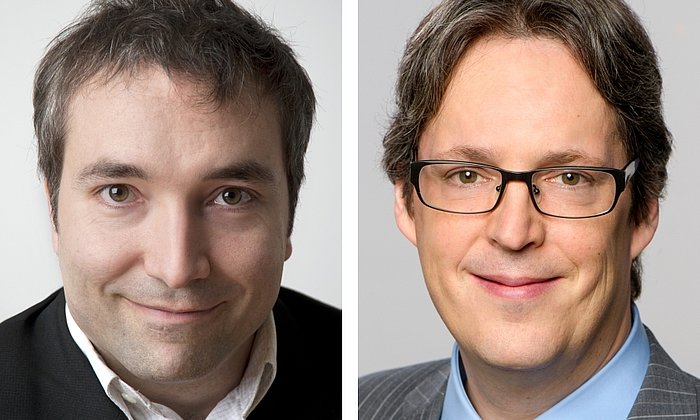 Prof. Simon Hegelich und Prof. Jürgen Pfeffer