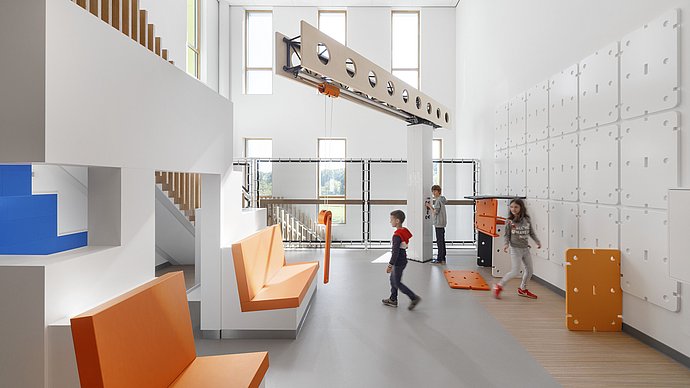 Kinder spielen