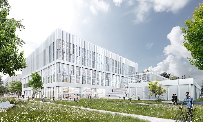 Pläne des SAP Lab Munich Campus, ein neues Forschungszentrum von SAP auf dem Campus Garching