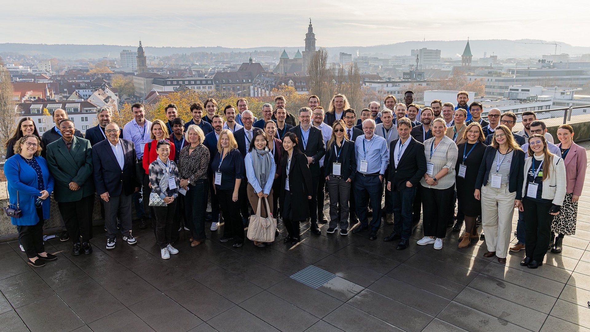 Participants of the Global Technology Forum at the TUM Campus Heilbronn.