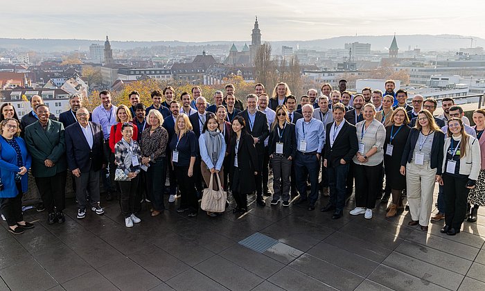 Participants of the Global Technology Forum at the TUM Campus Heilbronn.