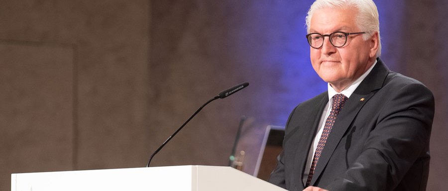 Bundespräsident Frank-Walter Steinmeier betonte beim Jubiläumsfestakt die gesellschaftliche Verantwortung der Wissenschaft. (Bild: A. Heddergott / TUM)