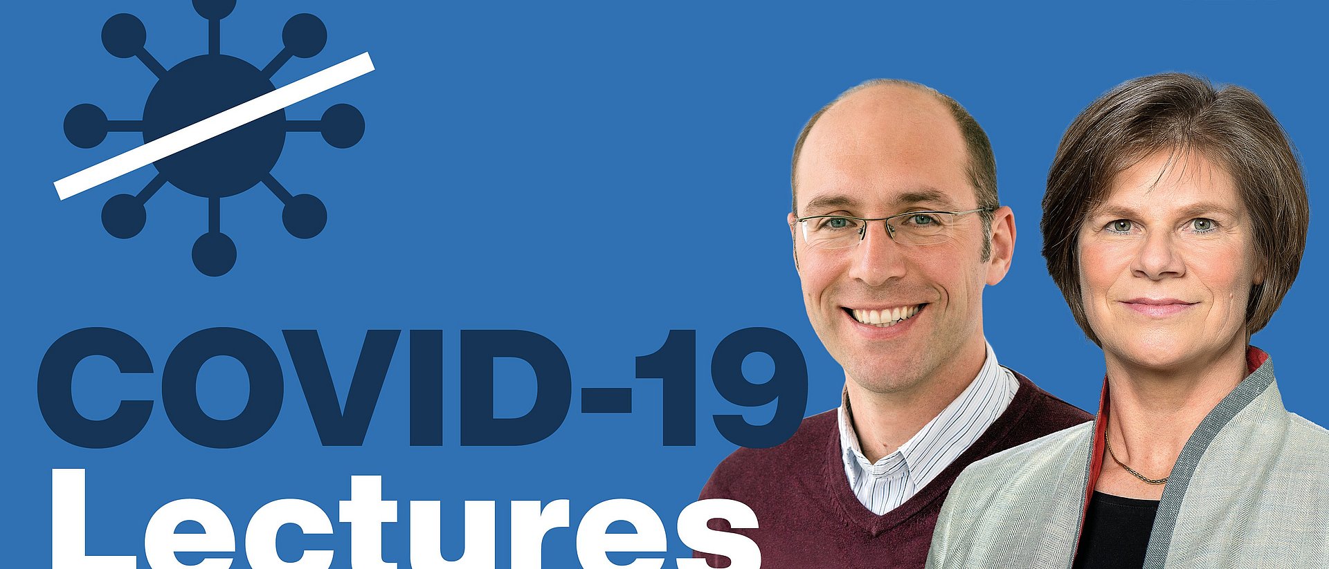 Am 21. April halten Ulrike Protzer, Direktorin des Instituts für Virologie, und Andreas Pichlmair, Professor für Immunpathologie von Virusinfektionen, die Covid-19 Lecture zur Virus-Wirt-Interaktion.
