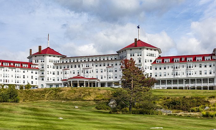 The Mount Washington Hotel, where the Bretton Woods conference took place.