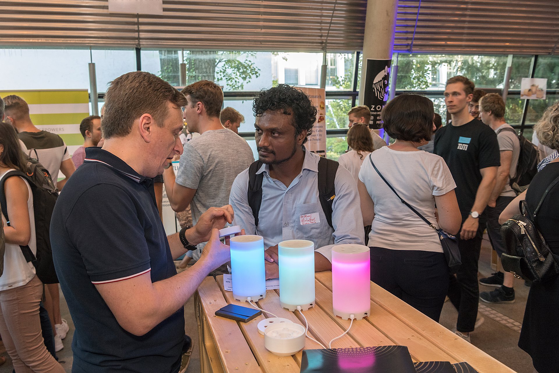 Visitors and exhibitors of the Entrepreneurship Day