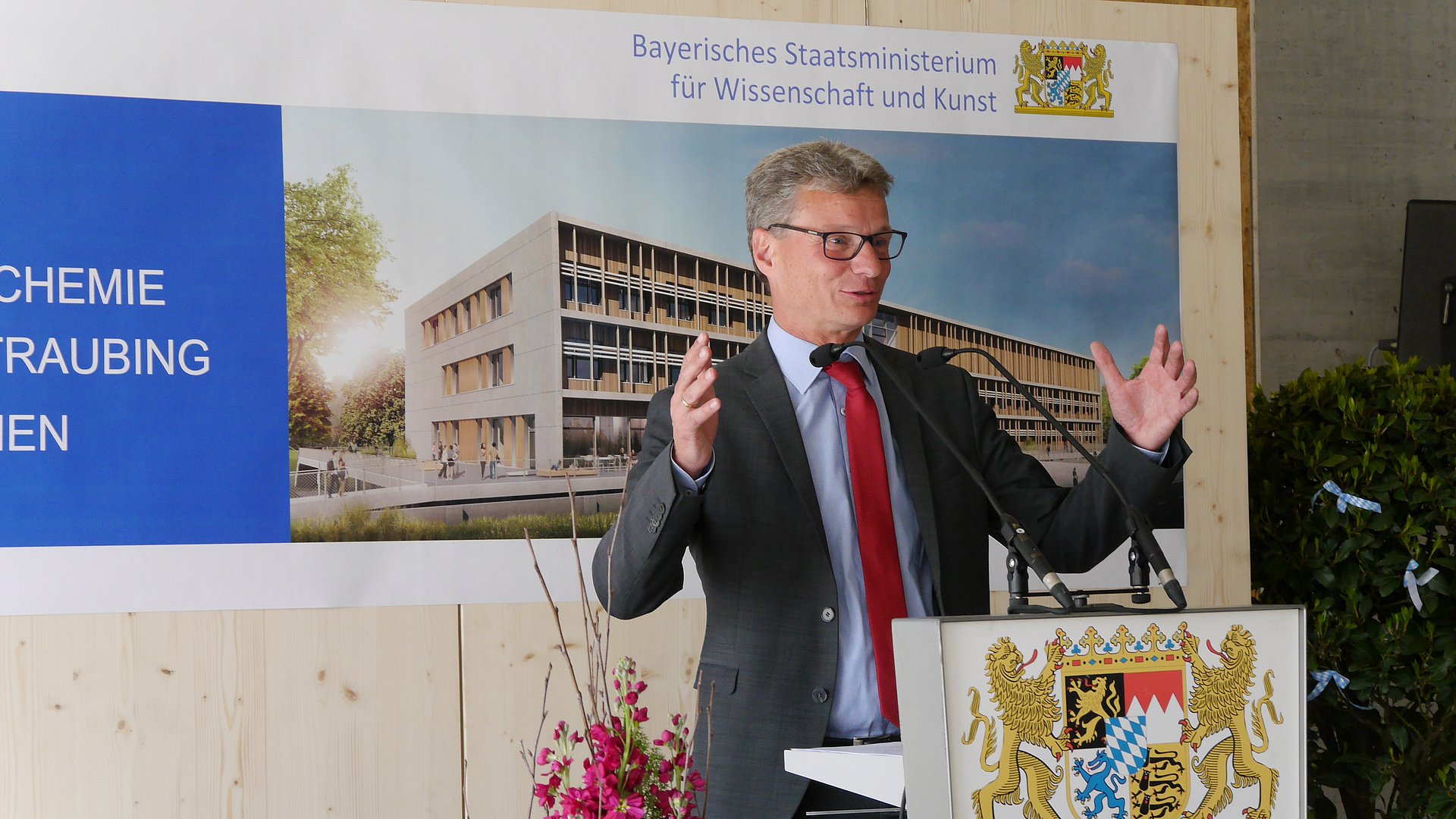 Bavaria's Minister of Science Bernd Sibler.