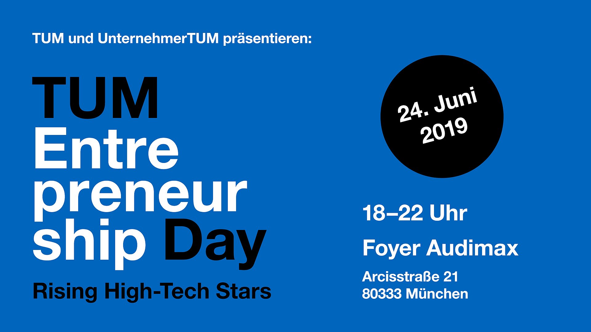 190509 TUM ForTe Webbanner Entrepreneurship Day gross