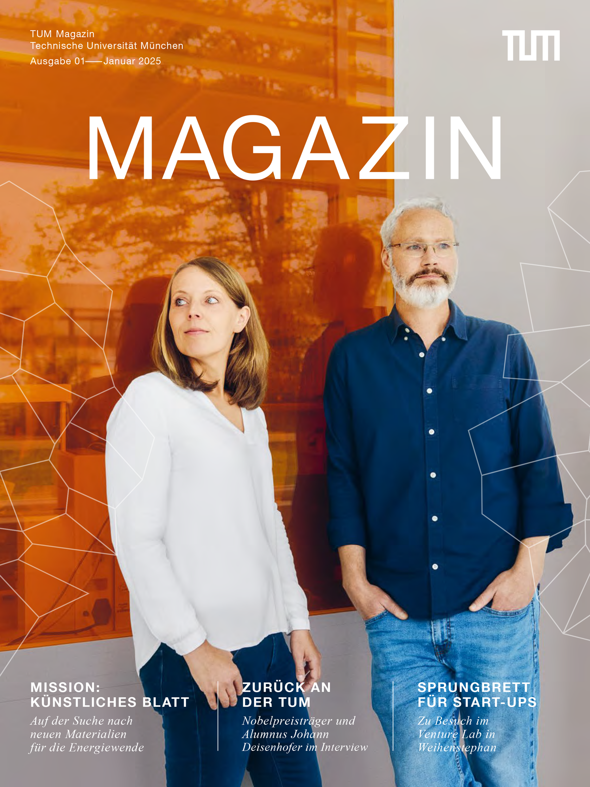 Coverbild der ersten Ausgabe des neuen TUM Magazins