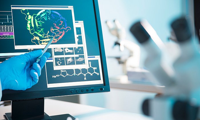 Mithilfe der Computerbiologie lassen sich Zellveränderungen berechnen. 