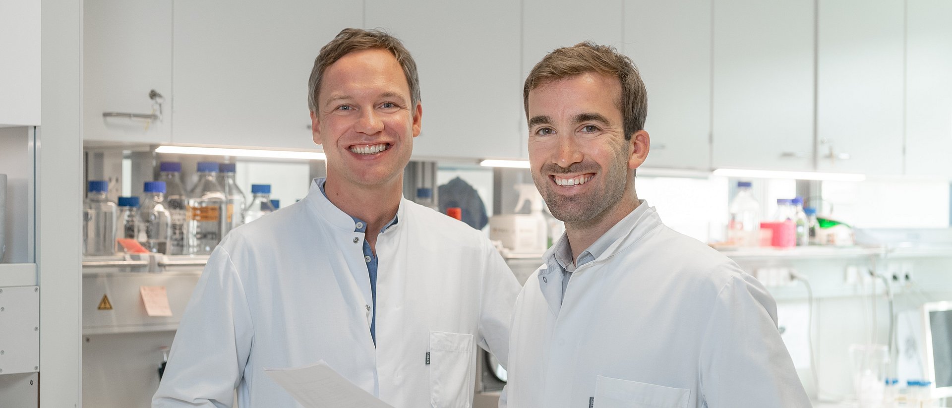 PD Dr. Hendrik Poeck (links) und PD Dr. Simon Heidegger