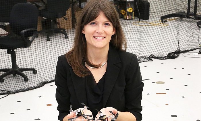 Prof. Angela Schoellig wurde für die Humboldt-Professur für Künstliche Intelligenz ausgewählt.