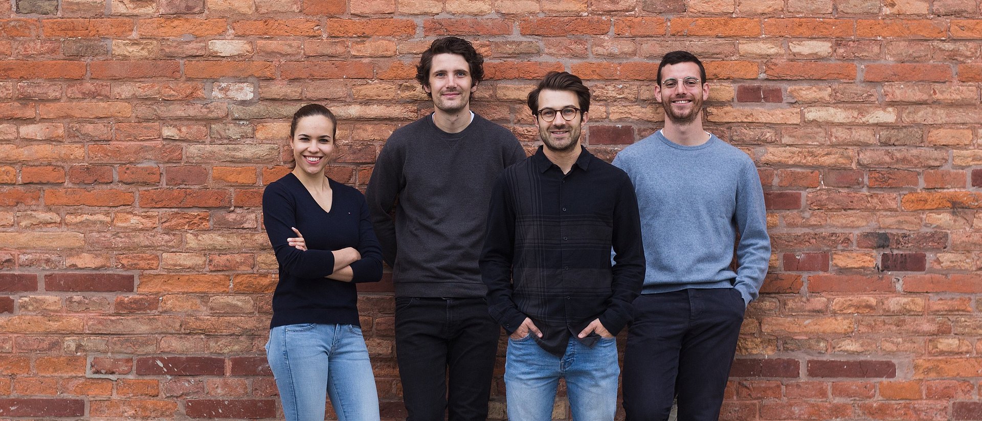 Founders: Amelie Binder, Max Perschen, Tim Linnenweber und Marcus Bischoff