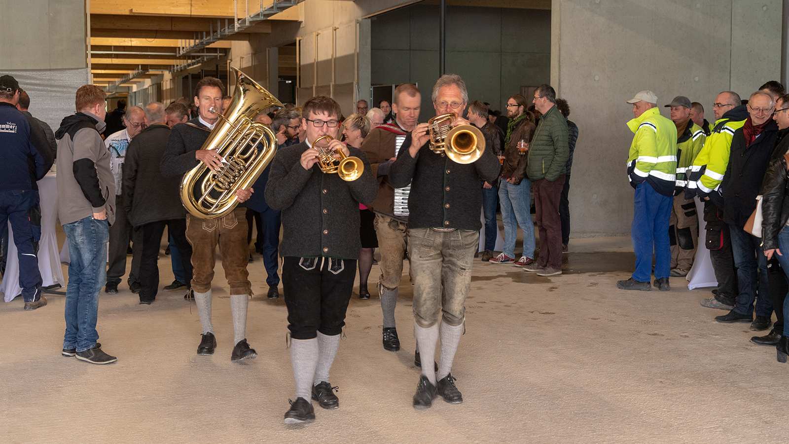 Richtfest am TUM Campus im Olympiapark.