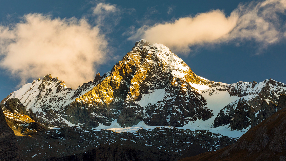 Alpen_Hochglockner Der Großglockner ist der höchste Berg Österreichs