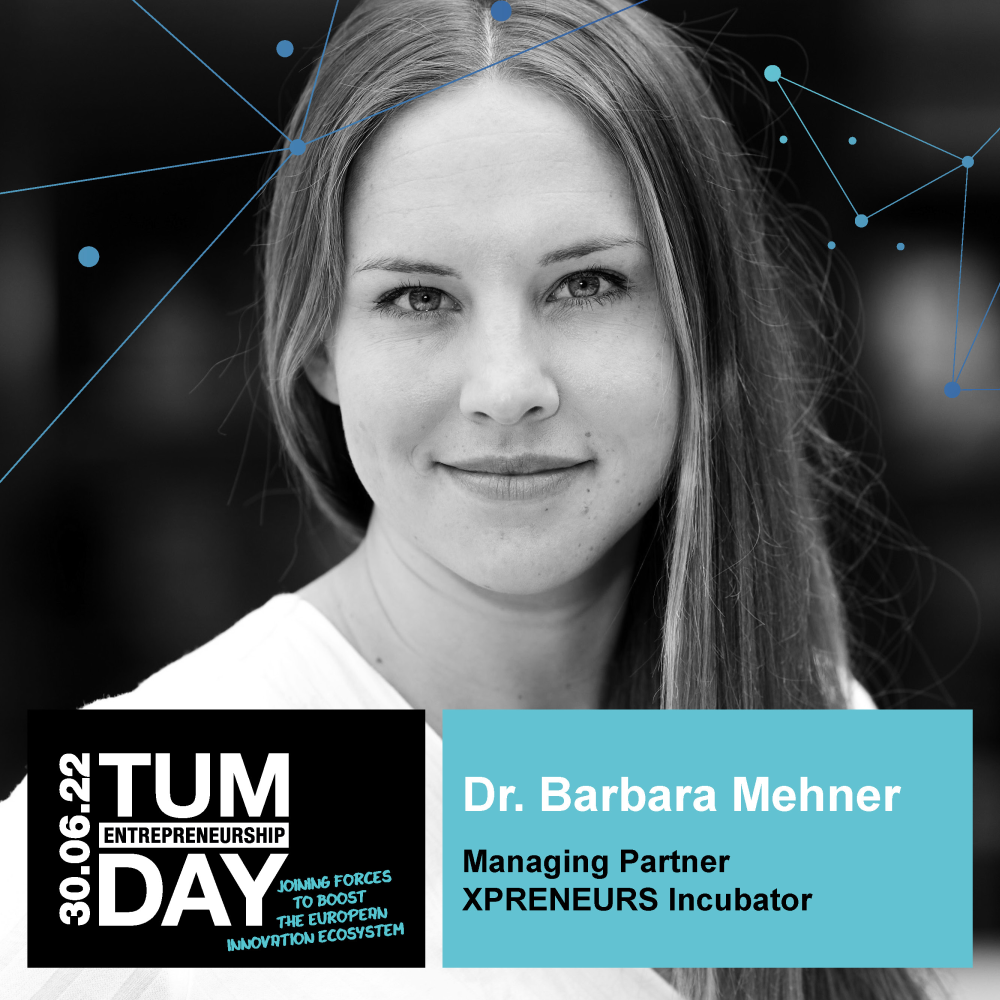 Dr. Barbara Mehner (Managing Partner XPRENEURS Incubator)