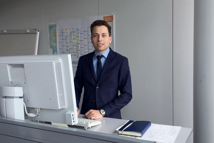 Praktikant Felix Hüttner bei der Allianz Deutschland AG