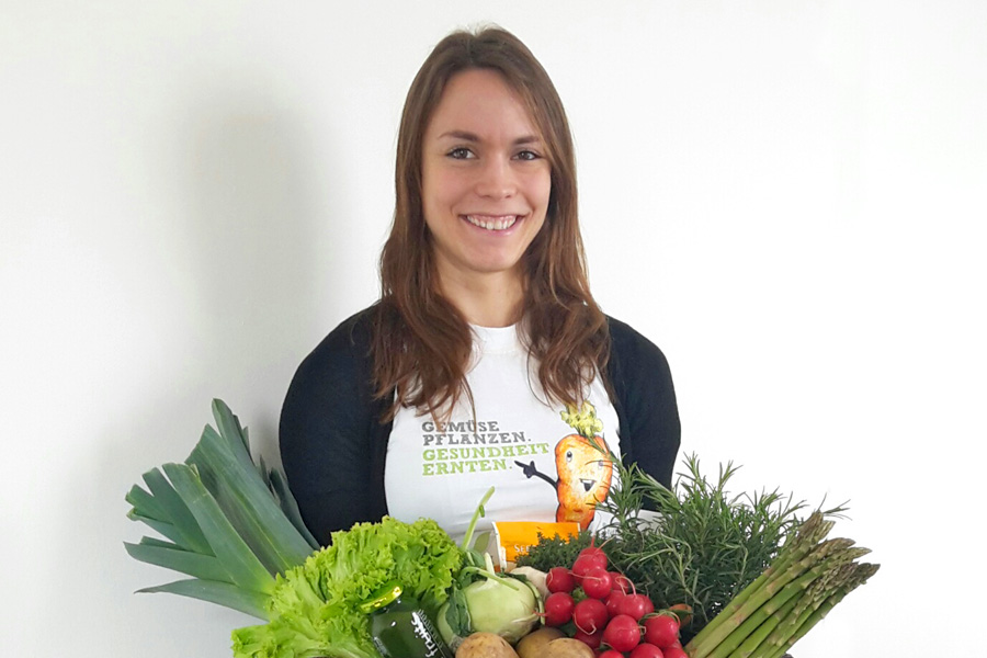 Praktikantin Martina Kozel bei der BayWa Stiftung