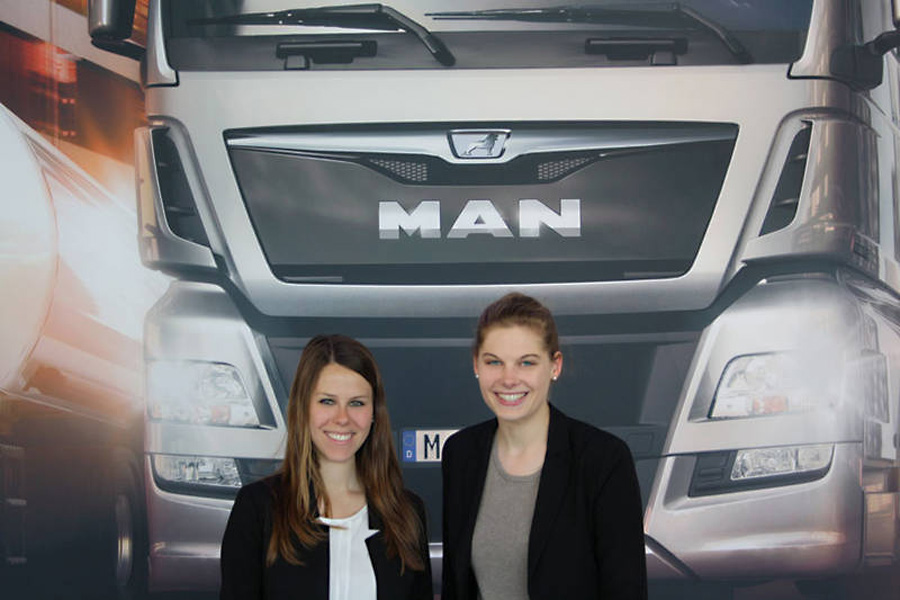 Sarah Legner bei der MAN Truck and Bus AG