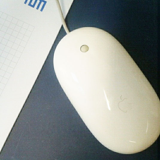 Computermaus mit Schreibblock Computermaus mit Schreibblock