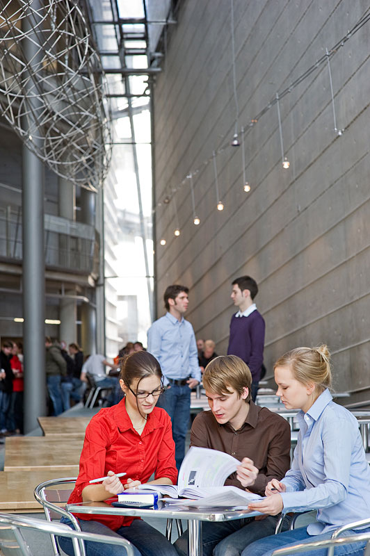 Students at the StuCafé