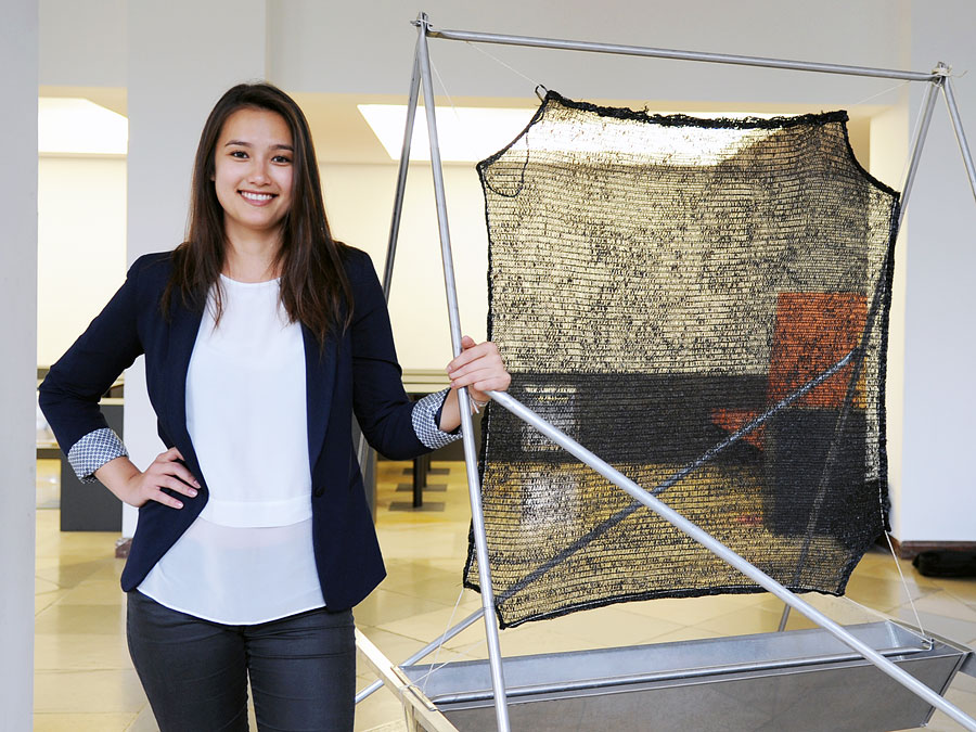 Belinda Fleischmann vom Enactus-Projekt "Nebelfänger" in Marokko: "Die gesamte Wertschöpfung soll im Land bleiben." (Foto: Maren Willkomm)