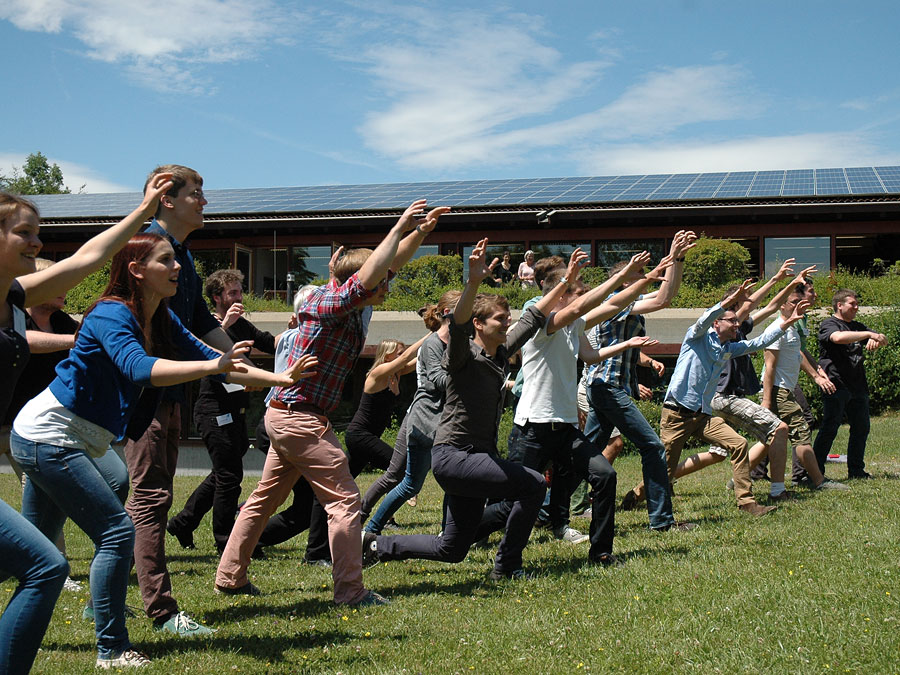 The only way is up: Die TUM Junge Akademie ist das Förderprogramm der TU München für Studierende aller Fachrichtungen. (Foto: Peter Finger)