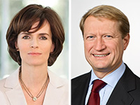 Dr. Nicola Leibinger-Kammüller und Ulrich Wilhelm.