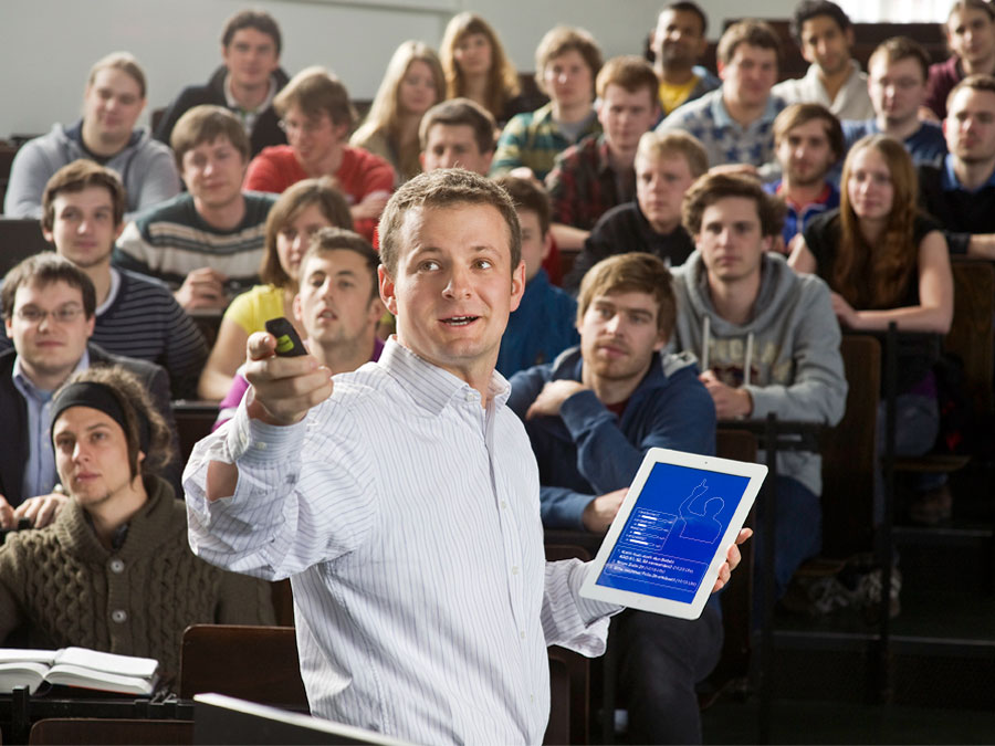 Studierende im Hörsaal