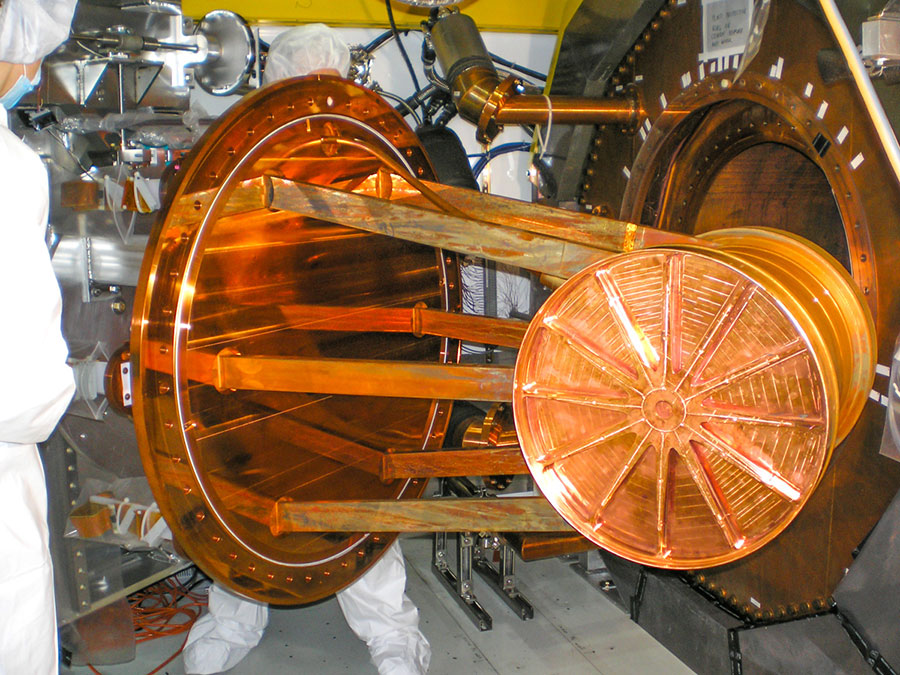 The EXO-200 detector – Photo: SLAC