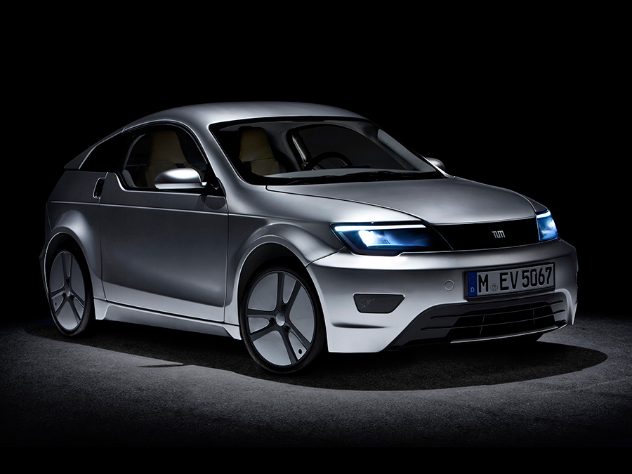 Visio.M, TUM's new all-electric car - Photo: Florian Lehmann / TUM