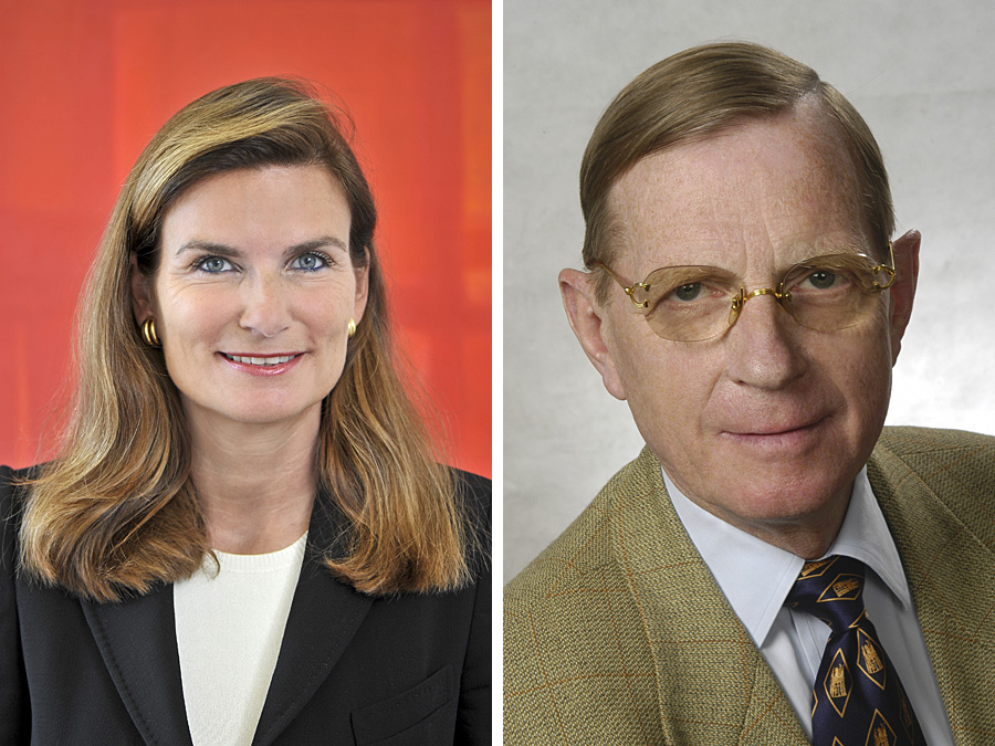 Prof. Dr. Ann-Kristin Achleitner und Prof. Dr. Edgar Biemer wurden mit dem Bundesverdienstkreuz ausgezeichnet. (Bilder: A. Eckert / TUM; Klinikum rechts der Isar) Prof. Dr. Ann-Kristin Achleitner und Prof. Dr. Edgar Biemer