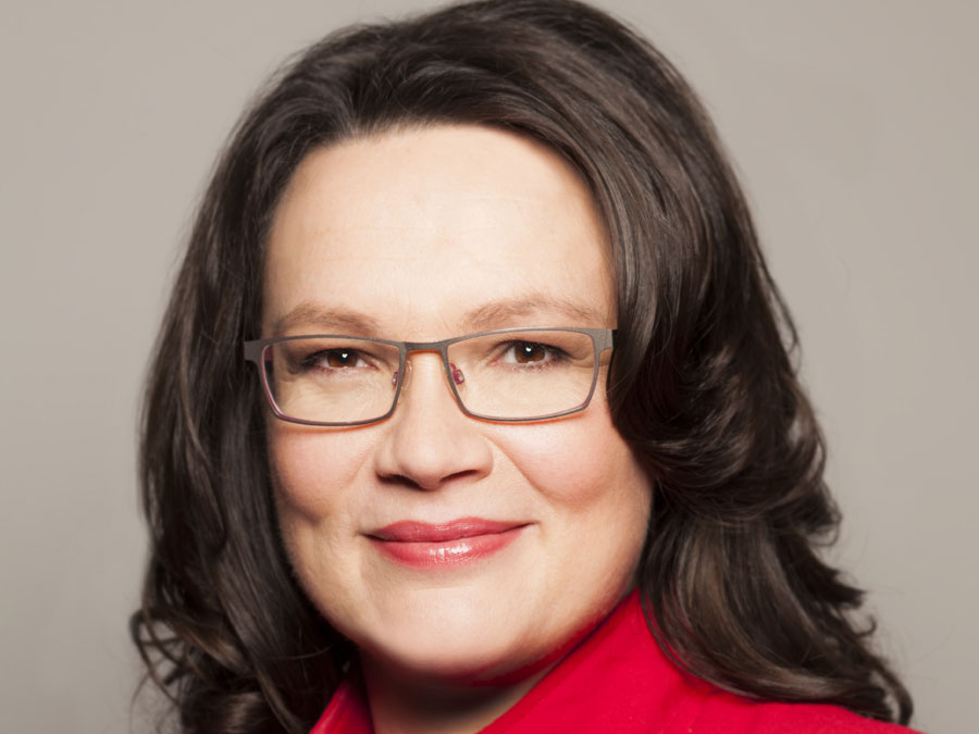 Bundesarbeitsministerin Andrea Nahles