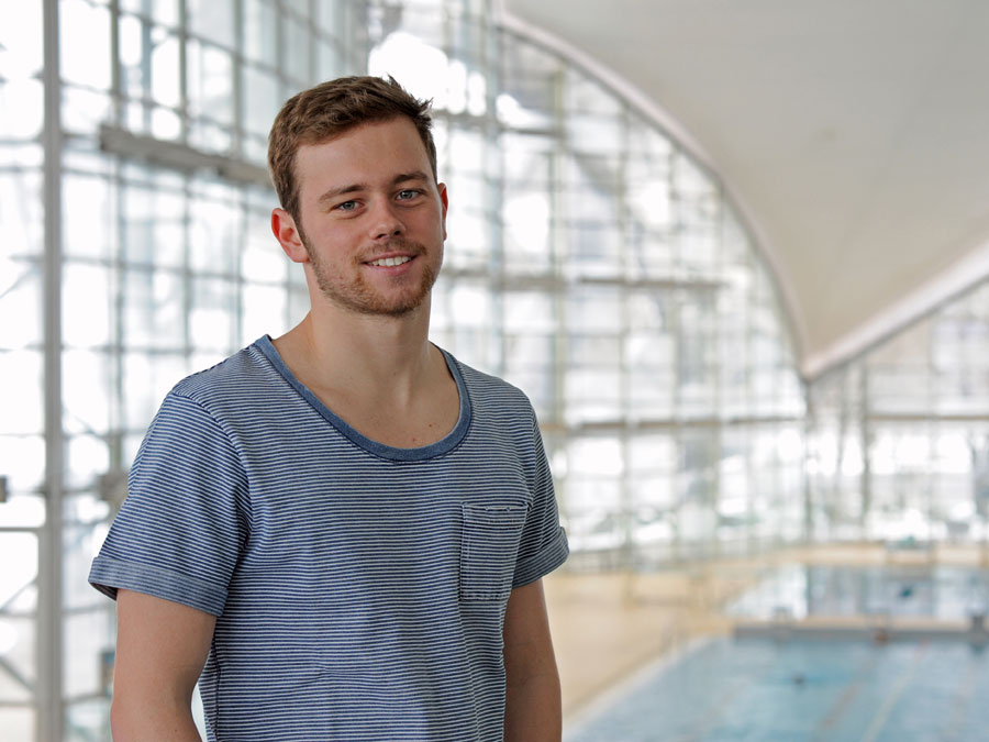 Schwimmer Florian Vogel